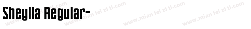 Sheylla Regular字体转换